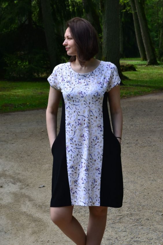 Trumpa Suknelė vasarai gaiva