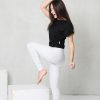 High waist jeans leggings