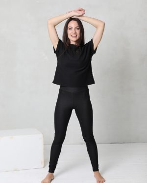 High waist jeans leggings