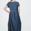 Comfortable long loose dress ‘LAGOON’