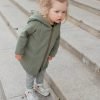 Summer kids coat ‘SEA’ – Olive green
