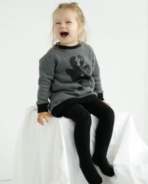 Ilgas Kalėdinis džemperis mergaitei 'ELNIUKAS'