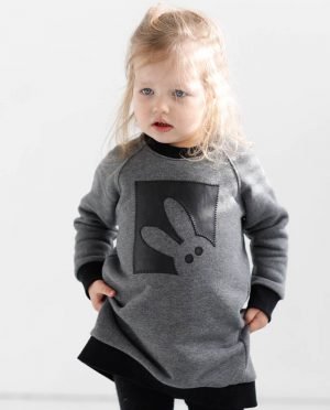 Šiltas jemperis mergaitei 'ZUIKUTIS'
