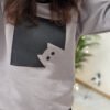 Warm cotton sweatshirt 'KITTEN'