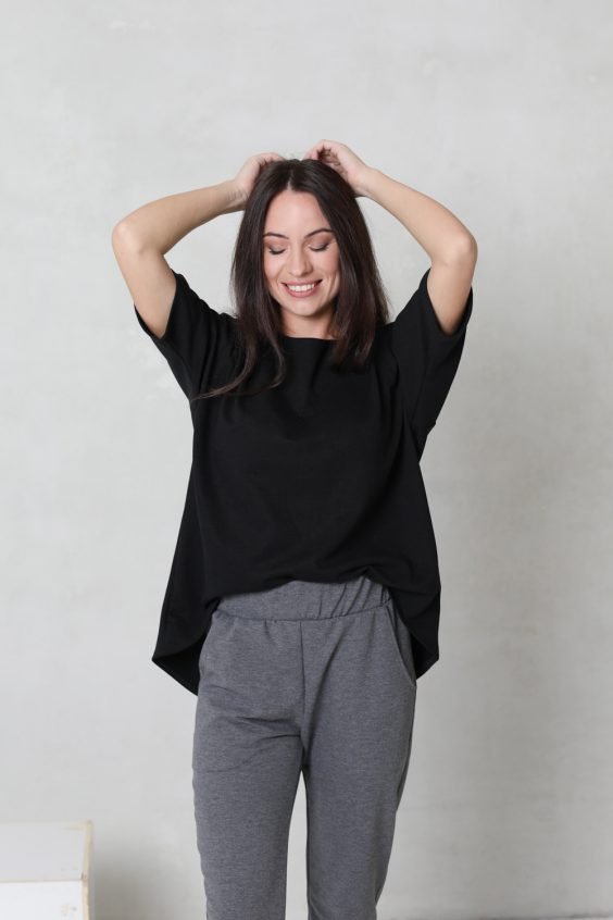 Short sleeve loose top