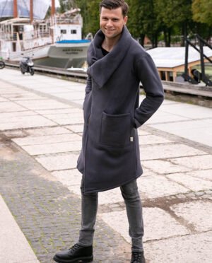 Šiltas Unisex bliuzonas su užtrauktuku MIESTAS