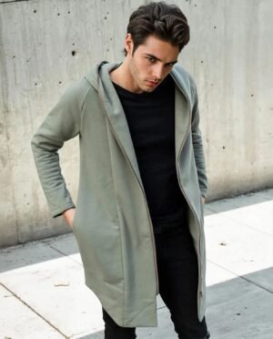 Unisex jacket with big hood and pockets WIND